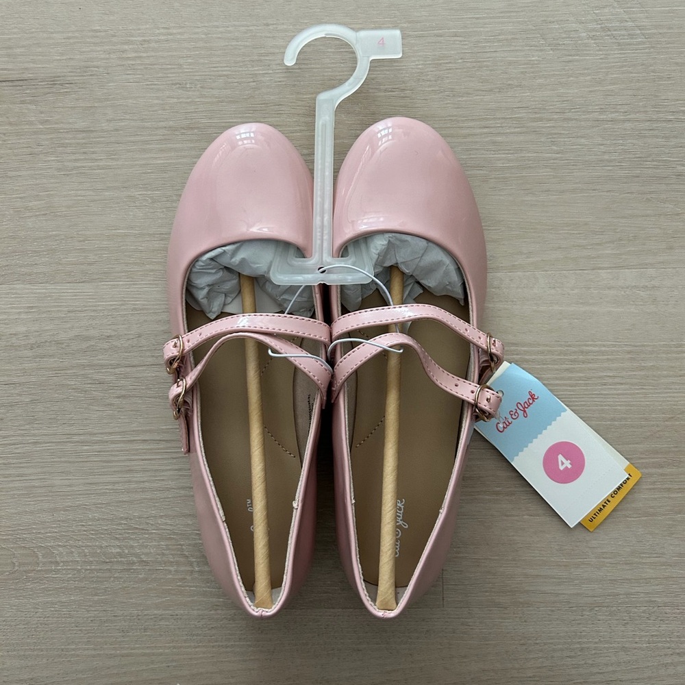 Girls Cat & Jack Ballet Flats, 4, Pink